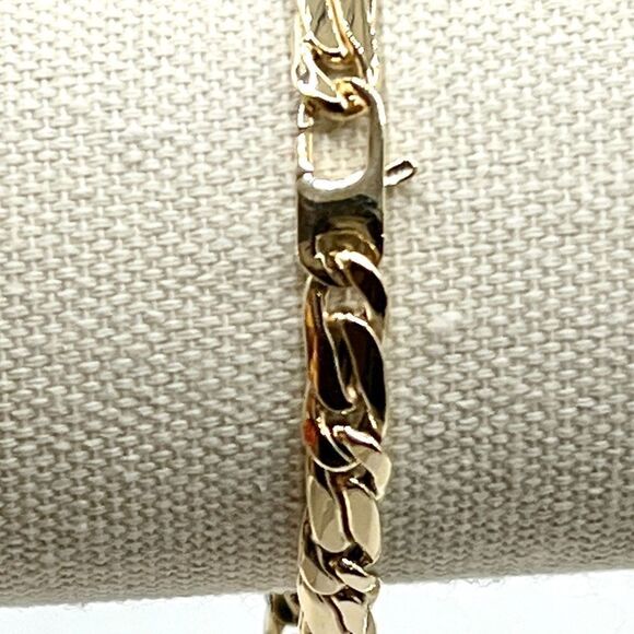 Leslie's 14k Men's Polished Link Bracelet - Picture 7 of 12